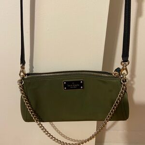 Kate Spade Olive Green Crossbody Bag
